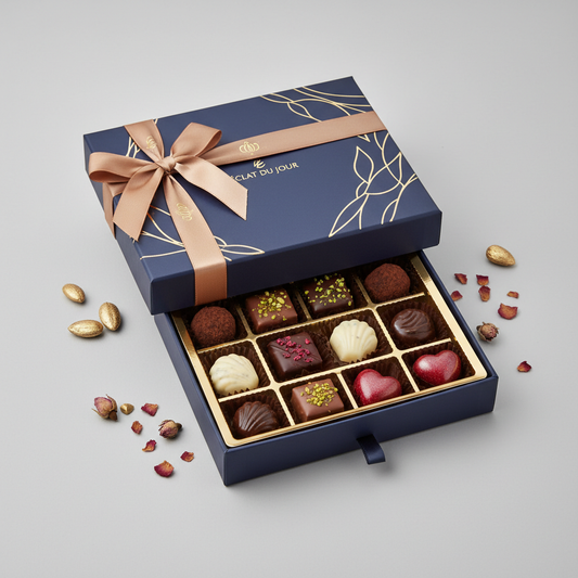 Chocolade cadeau bij boeket - Krisha's Bloom Studio