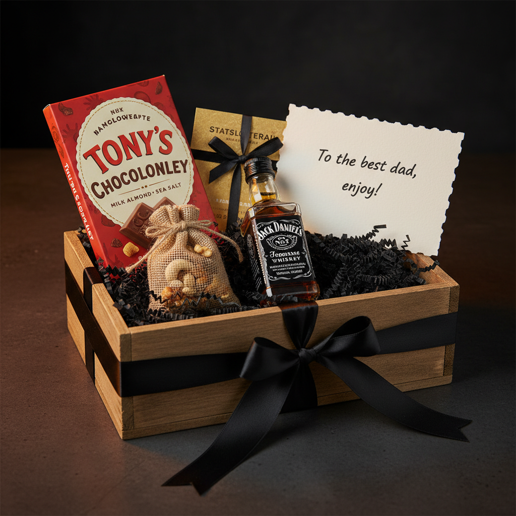 Surprise cadeau krat voor hem